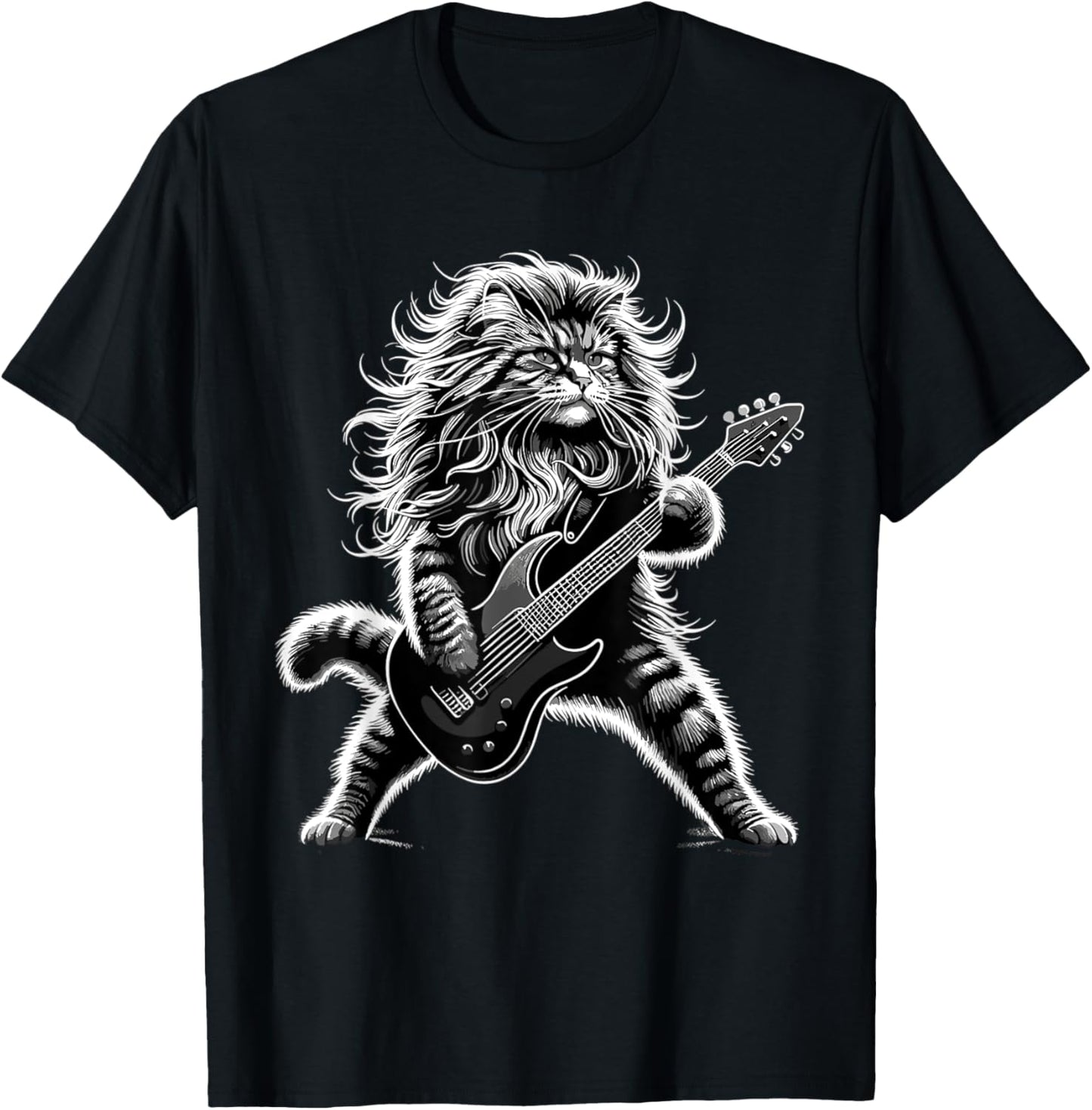 Rockin' Cat Guitar Tee