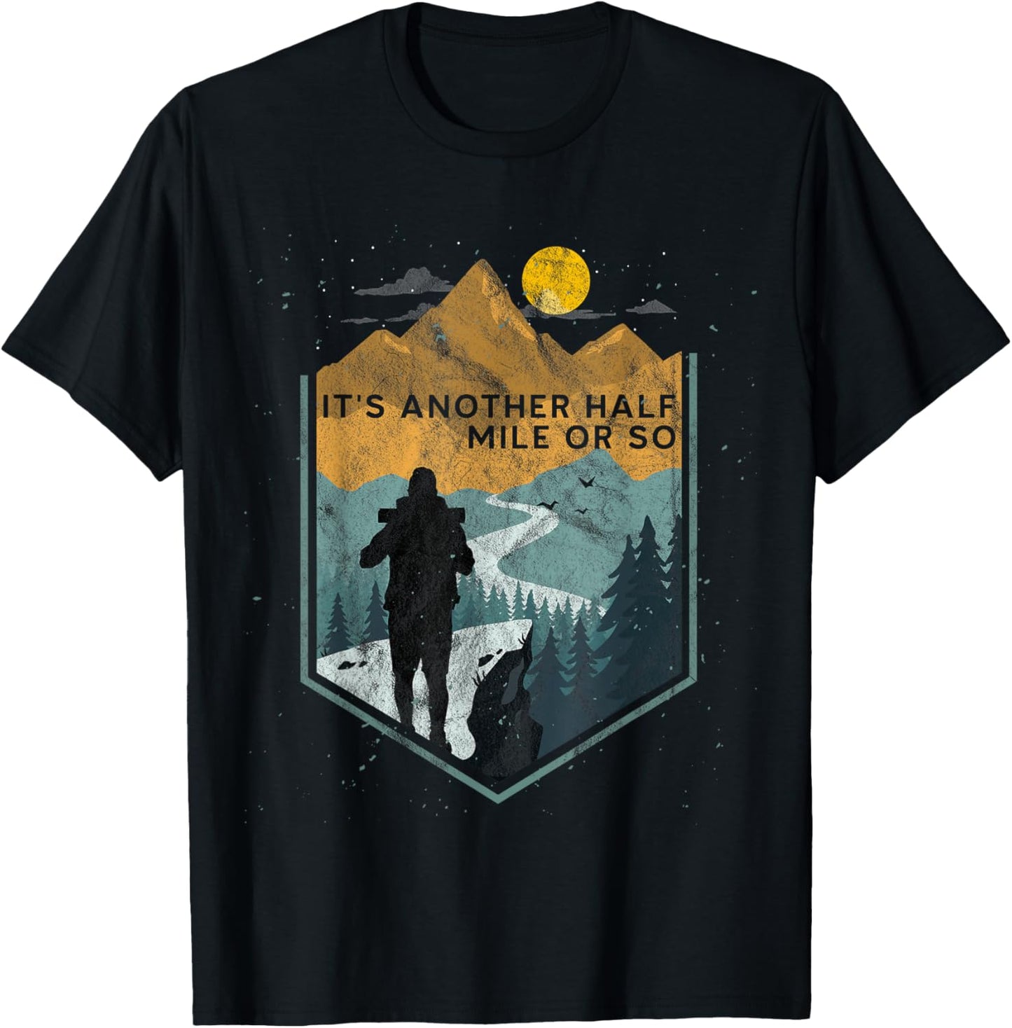 Stay Adventurous: Mountain Hiking Tee