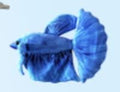 Blue Betta Plush 6 in Stuffed Betta - Cute Aquarium Mount