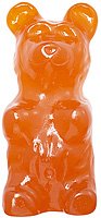 World's Largest Gummy Bear (Orange) - Giant Orange Gummy