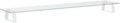 vidaXL White Tempered Glass & Metal Monitor Stand for Ergonomics
