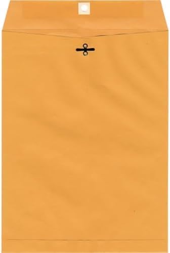 Mead Mailing Envelopes with Clasp Closure, 9 in x 12 in Size