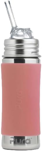 Pura Kiki Stainless Steel Straw Bottle - Eco-Friendly Kids Hydration