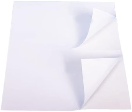 Premium Label Supply White Sticker Half Sheet Labels for All Uses