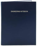 BookFactory Blue Engineering Notebook - 168 Pages, Section Sewn