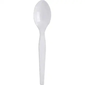 Dixie Heavy-Weight Polystyrene Plastic Teaspoon for Events