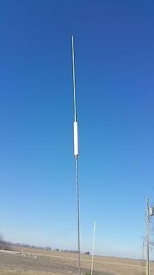 Vintage Hustler HQ-27 White Center Loaded CB Antenna 55 Inches