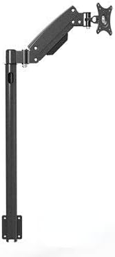 Premium Gas Spring Single Monitor Floor Stand for 13-27 in