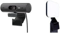 Logitech Brio 501 Full HD Webcam with Litra Glow - Clear, Natural