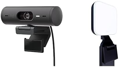 Logitech Brio 501 Full HD Webcam with Litra Glow Light