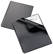 Office Depot Black Poly Binding Covers - Pack Of 25