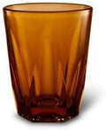 notNeutral Vero Glass Amber (4, 12 oz) - Hand-Pressed, Durable