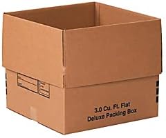Case of 20 Office Depot Kraft Boxes, 18x18x16 Inch - Perfect for Moving & Storage