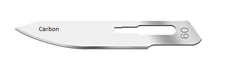 Box of 100 Sterile Carbon Steel Blades for Dental and Craft Use