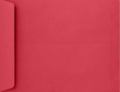 LUXPaper 10 x 13 Open End Envelopes in Holiday Red - 250 Pack