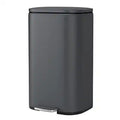 finetones Trash Can 50L Stainless Steel Step Bin - Silent Lid