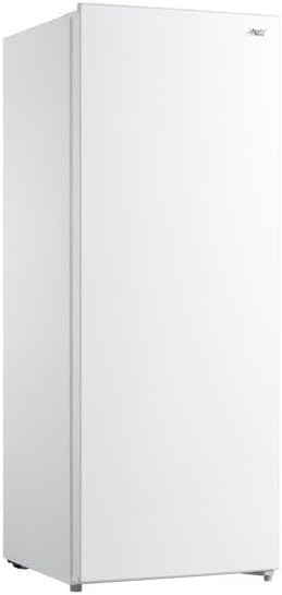 Modern Upright Freezer with Reversible Door Hinge and Shelves