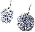 Ancient Aegishjalmur Helm of Awe Viking Protection Necklace - Handmade