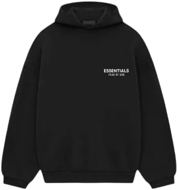 Oversized Cotton Blend Pullover Hoodie for Men - Stylish Comfort