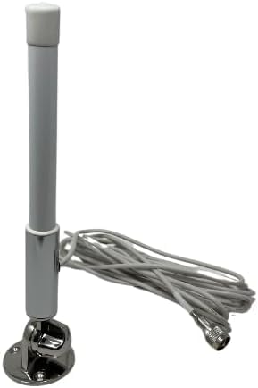 10 Stubby Fixed Mount VHF Marine Antenna with 16ft Cable