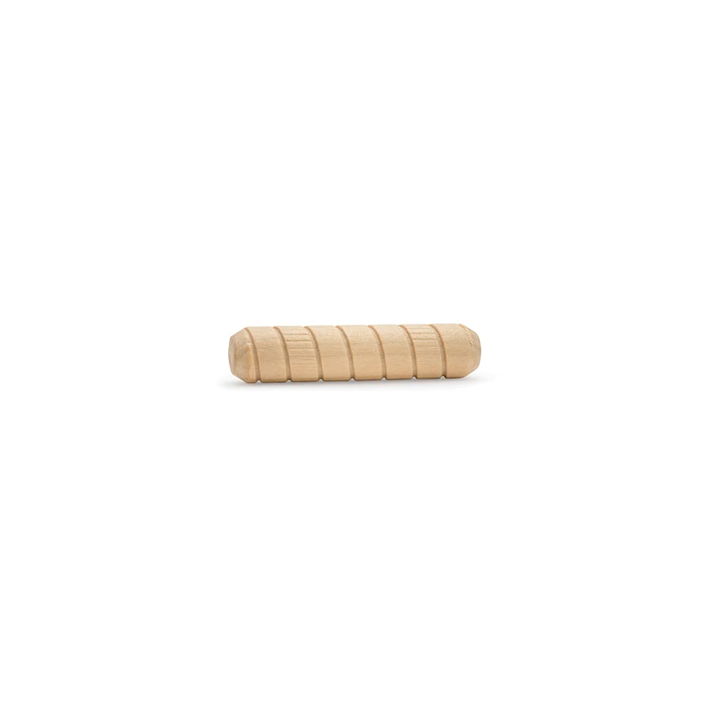 Wooden Dowel Pins 7/16 inch x 2 inch for Woodworking Projects