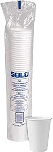 12 oz White Paper Hot Cup for Coffee and Tea - Case of 1000