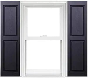 Polaris Homeside Raised Panel Vinyl Shutters for Stylish Windows