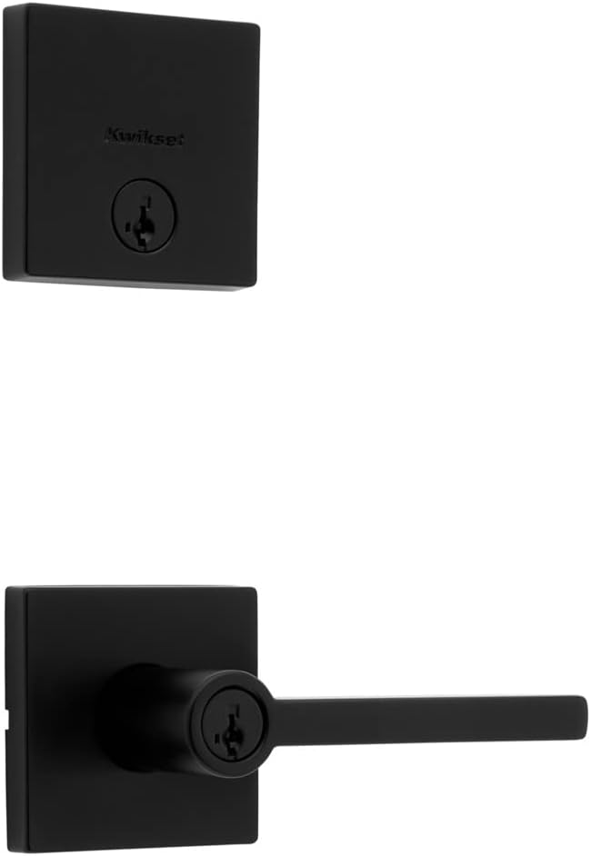 Kwikset 991 Halifax Keyed Entry Lever and Deadbolt Combo Pack
