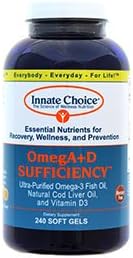 Omega 3 Fish Oil Capsules OmegA+D by Innate Choice Review