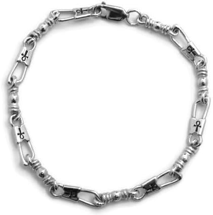 ACTS Bracelet Fishers of Men .925 Sterling Silver Ankh Cross