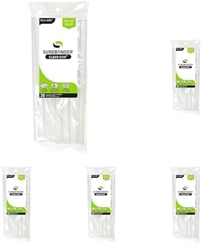 SUREBONDER Clear Full Size Hot Glue Sticks for Versatile Bonding
