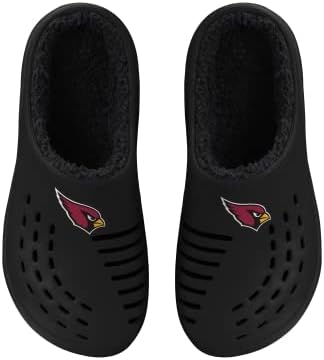 FOCO Men's NFL Sherpa Lined Big Logo Clog for Ultimate Comfort