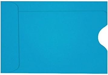 LUXPaper Credit Card Sleeves in Pool Blue - Durable & Versatile