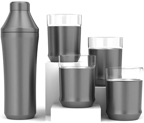 Elevated Craft Premium Cocktail Shaker - Innovative Measuring System