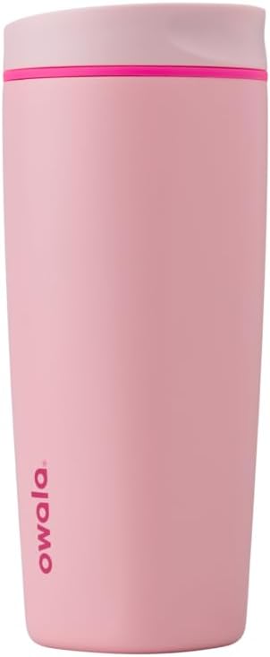 Owala Stainless Steel Coffee Tumbler, 20 oz, Pink - Stay Refreshed On-the-Go!