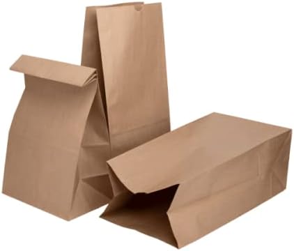 Karat 20lb Paper Lunch Bags - Sturdy, Reusable, Eco-Friendly