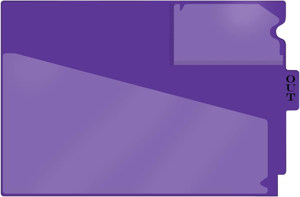 Center Tab Vinyl Outguides for Organized Filing System