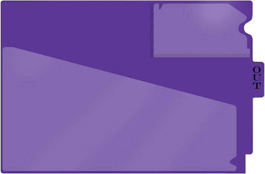 Center Tab Vinyl Outguides for Organized Filing System