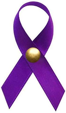 Support USA 250 Purple Satin Domestic Violence Awareness Ribbons