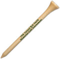 Custom Wood Golf Tees - Personalized PrideSports Imprint