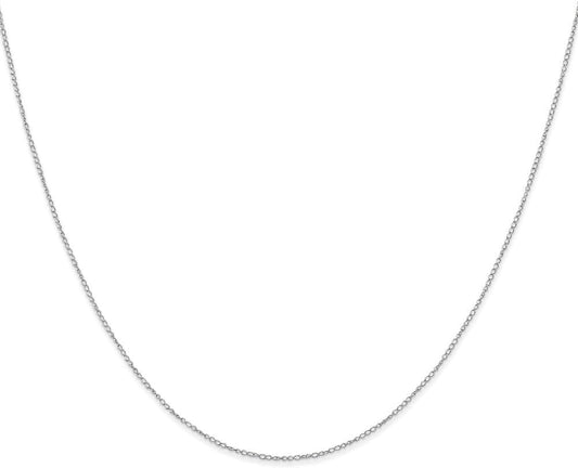 10k Gold .42mm Carded Curb Chain Necklace - Elegant Design
