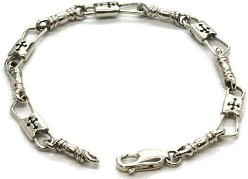 Acts Bracelet Fishers of Men Sterling Silver Link Design