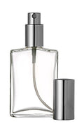 Riverrun Refillable Cologne Atomizer 3.4oz Silver Sprayer
