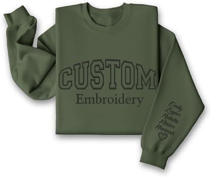Personalized Embroidered Sweatshirt - Customized Style!