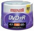 Maxell DVD+R 16X 50pk Spindle - Reliable High-Capacity Discs