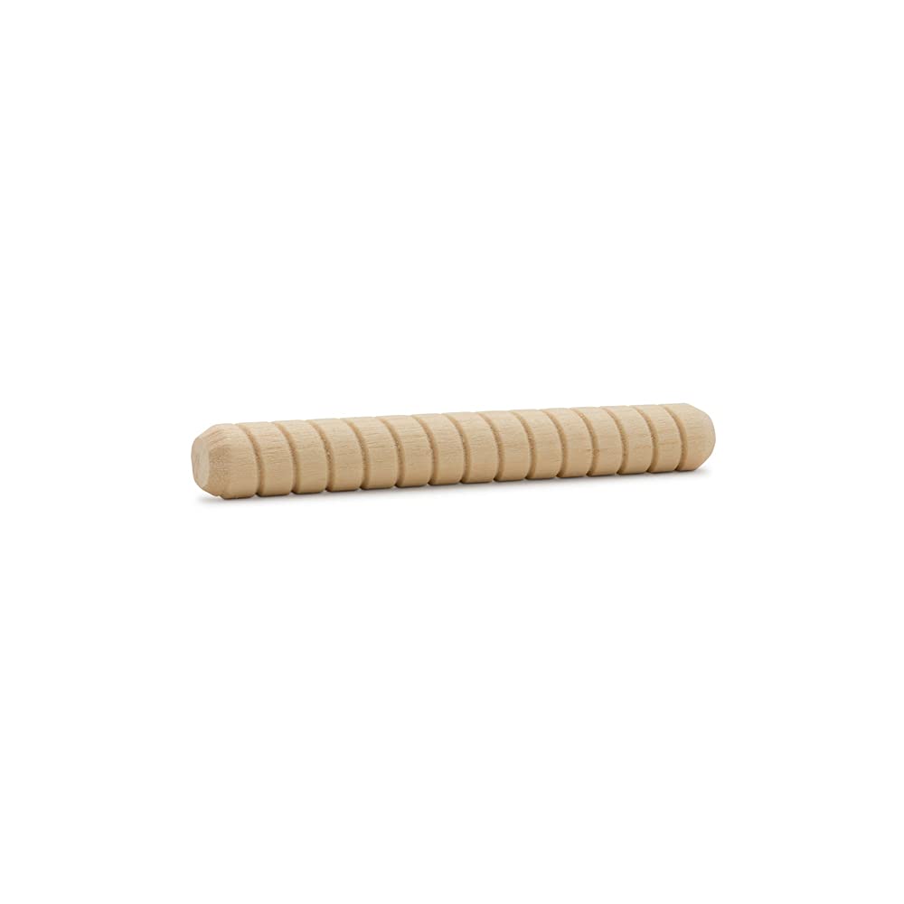 Wooden Dowel Pins 7/16in x 3in for Woodworking and Crafts