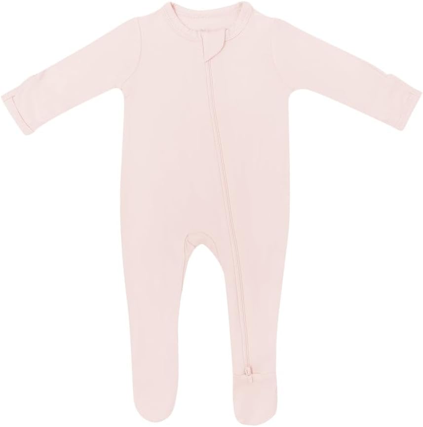 KYTE BABY Unisex Zipper Closure Footies for Infants 0-24 Months