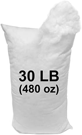 HOMETEX Pillow Stuffing 30 LB Bag for Crafting and Decor