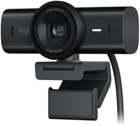 Logitech MX Brio Ultra HD 4K Streaming Webcam for Professionals