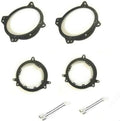 6x9 Front and 5.25 Rear Door Speaker Install Bracket Mount Plates